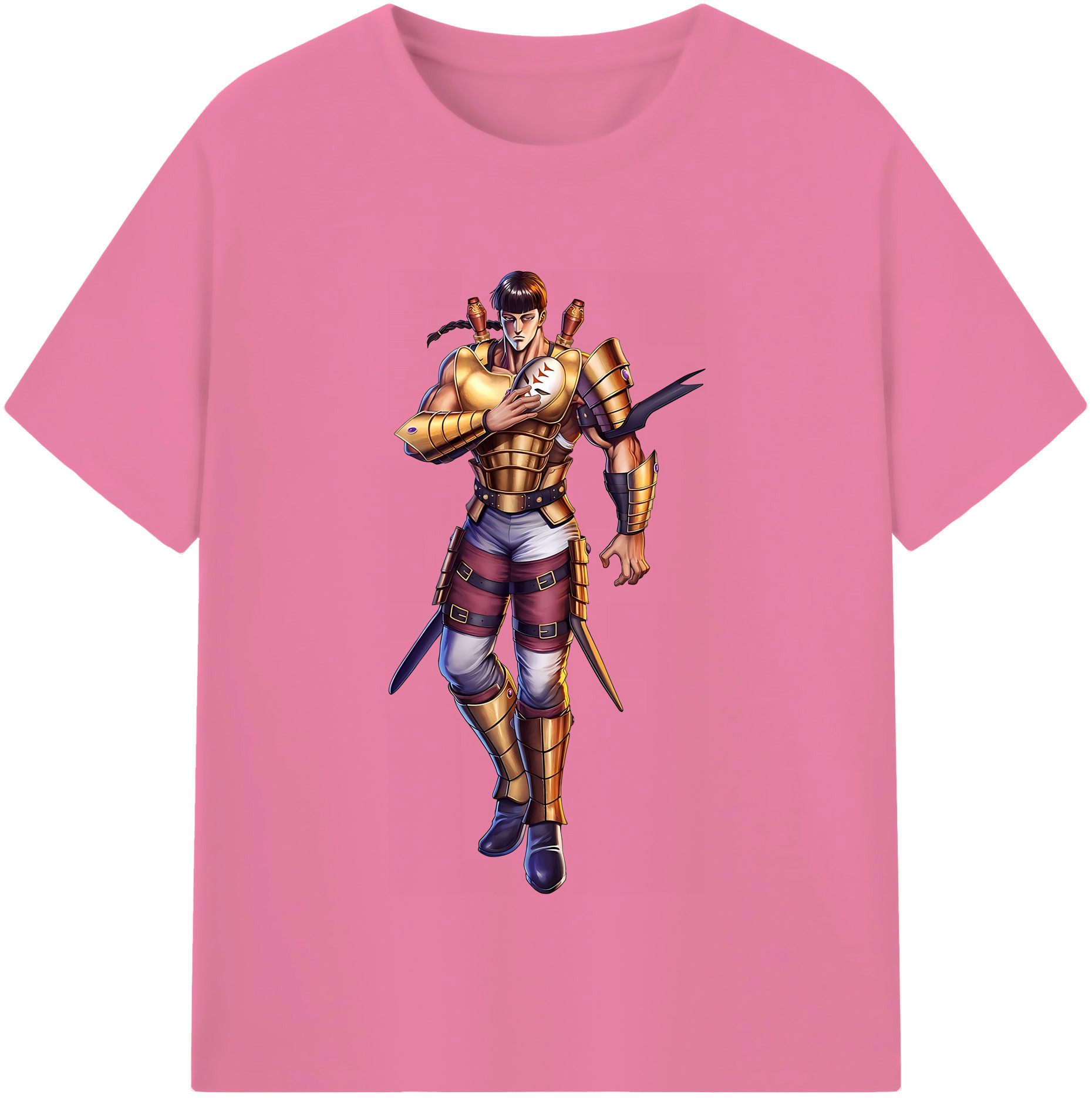 （画像用） 北斗の拳 Fist of the North Star 綿100％半袖Tシャツ（フロントプリント）